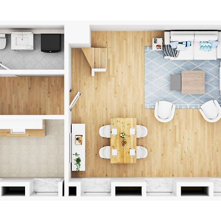 Fewo1846 - Lille Petuhtante II - Elegante Vintage-Wohnung Mit 2 Schlafzimmern เฟลนส์บวร์ก ภายนอก รูปภาพ